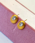Koena Diamond Gold Studs