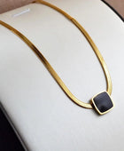 Mello Square Snake Necklace