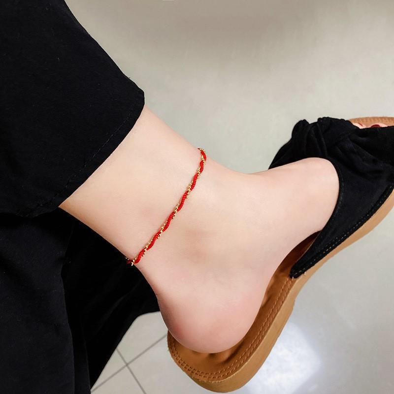 Redina Gold Twisted Anklet