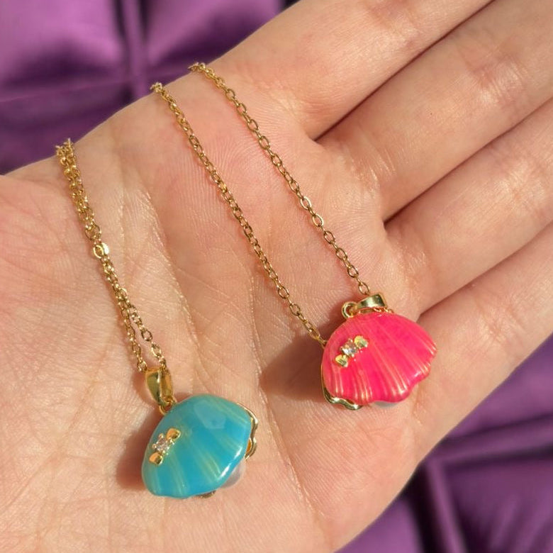 Magical Pearl Shell Beachy Necklace