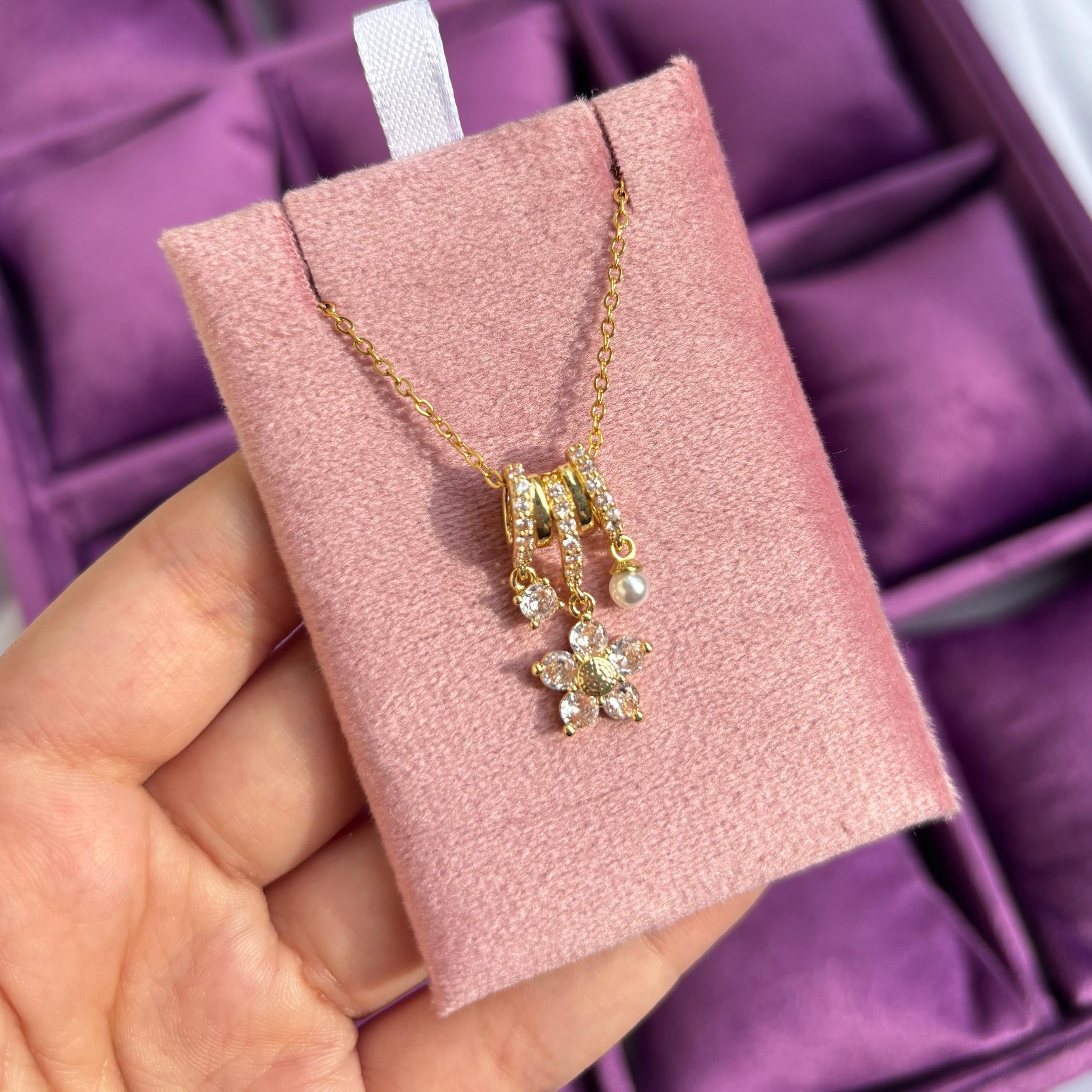 Hevi Colored Charm Necklace