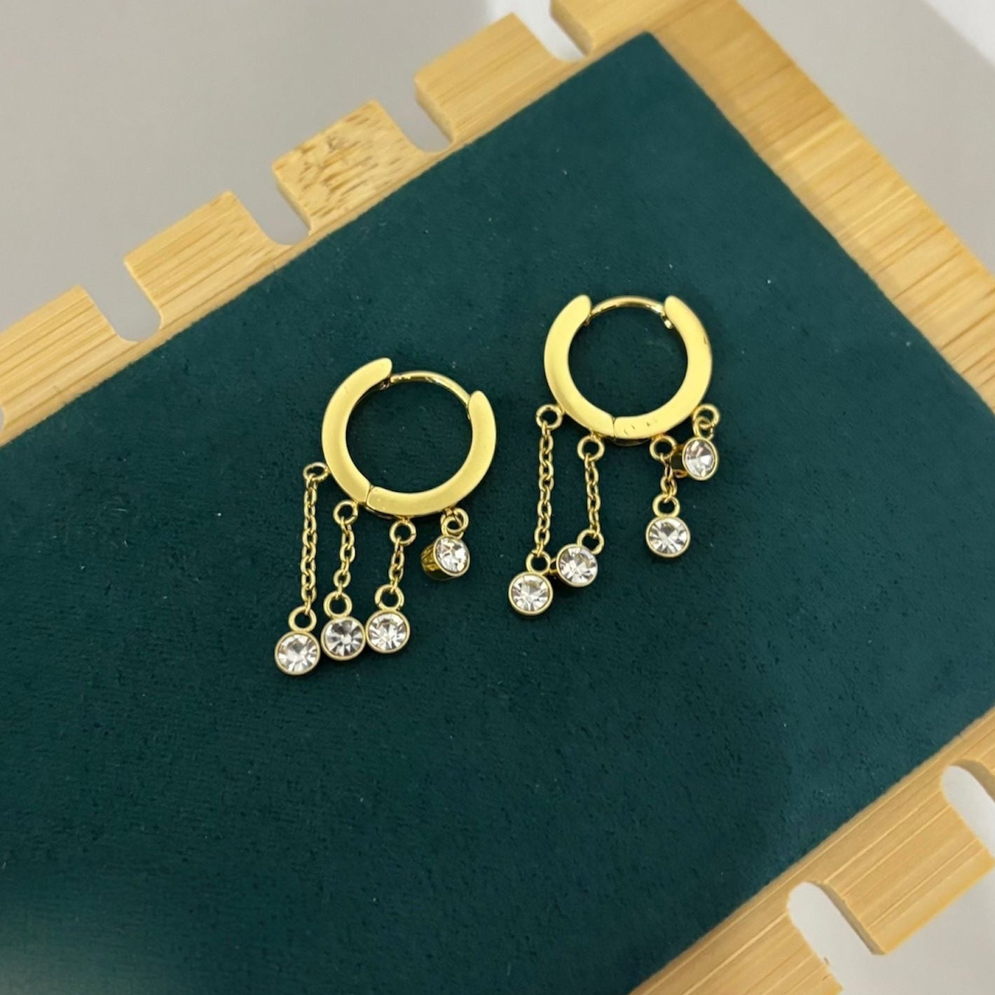 Jhalki Diamond Hanging Earrings