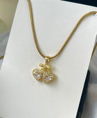 Twinkie Diamond Heart Necklace