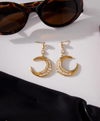 Wishing Moon Diamond Earrings