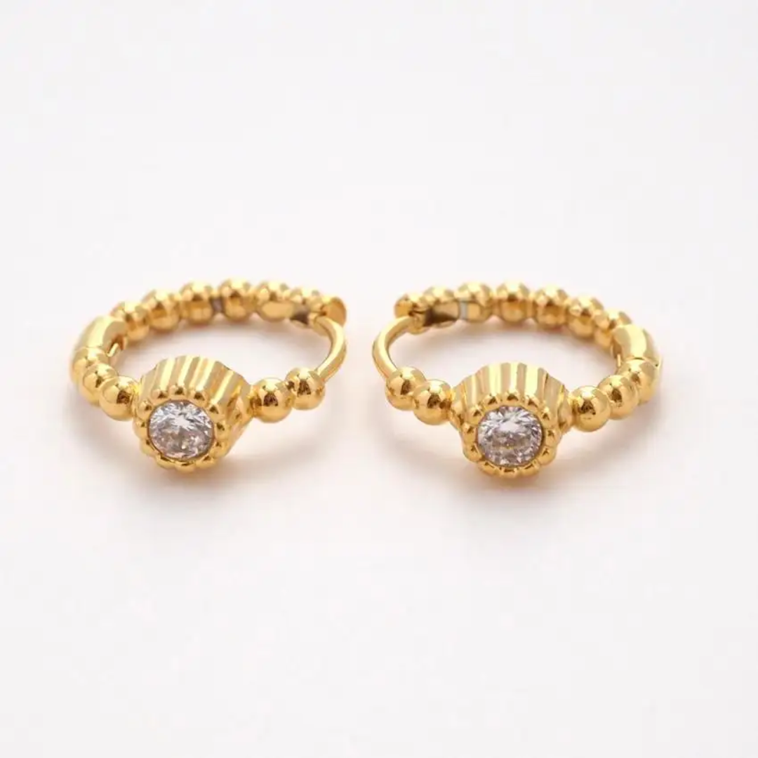 Besi Mini Diamond Hoops