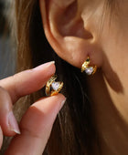 Mashoqa Mini Heart Hoops