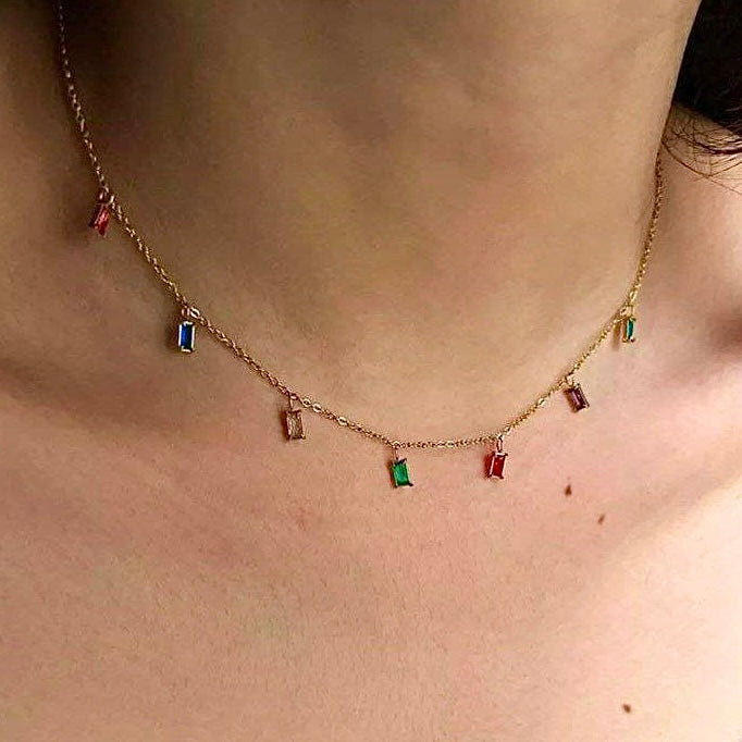 Cusi Multicolor Charm Necklace