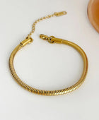 Viper Thick Gold Bracelet