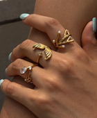 Dripping Drop Pearl Solitaire Ring