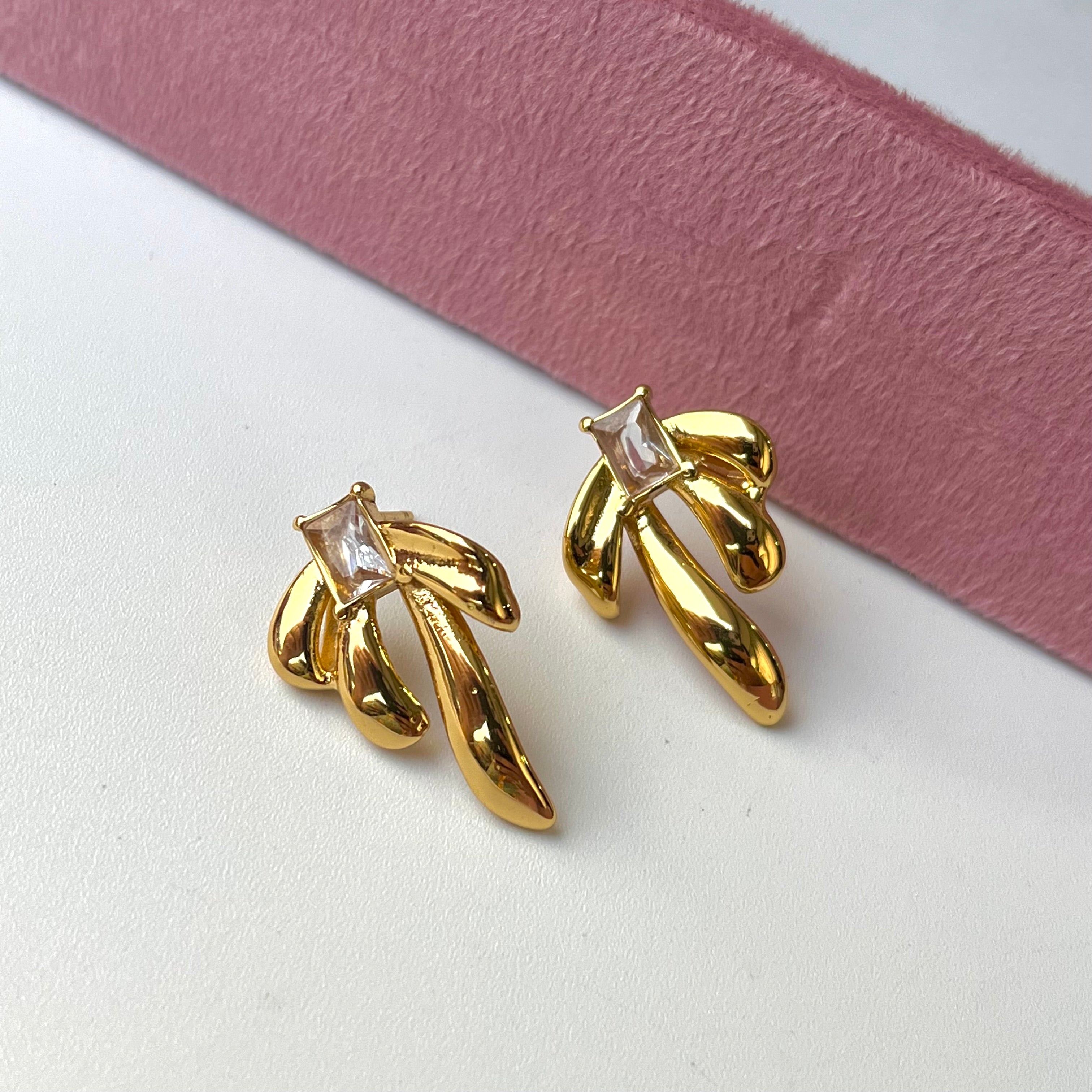 Ferry Leaf Statement Earrings