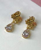 Ceneli Diamond Drop Earrings