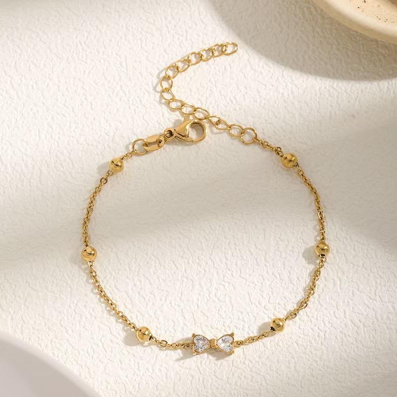 Yamina Bow Gold Anklet