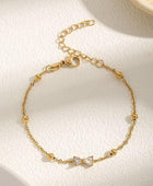 Yamina Bow Gold Anklet