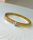 Lemi Heart Diamond Cuff