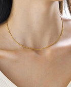 Bris Beaded Thin Chain