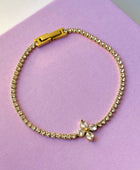 Ivan Flower Tennis Bracelet