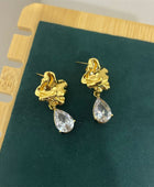 Ceneli Diamond Drop Earrings