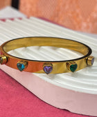 Ovali Coloured Heart Cuff