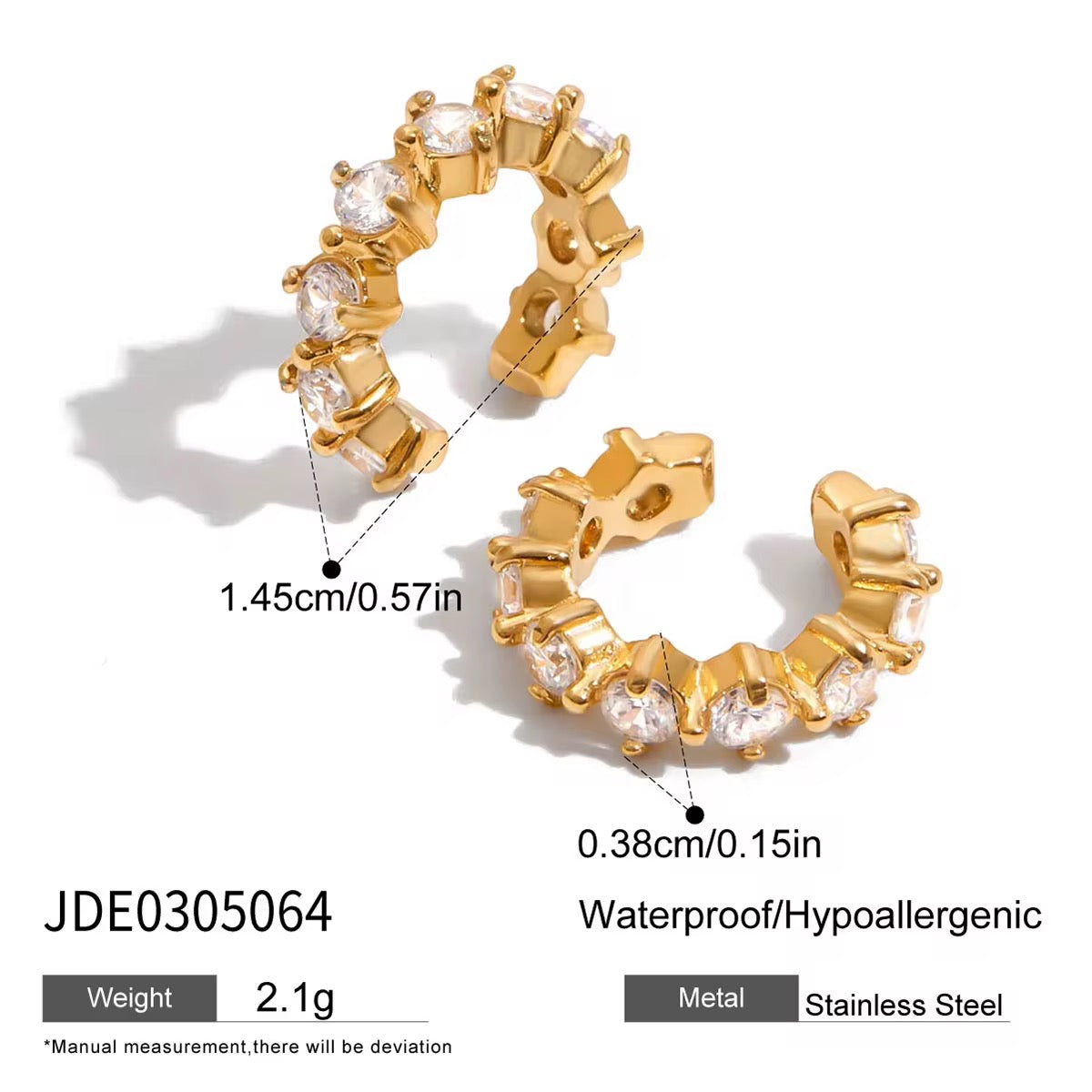 Venecia Diamond Earcuffs