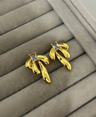 Ferry Leaf Statement Earrings