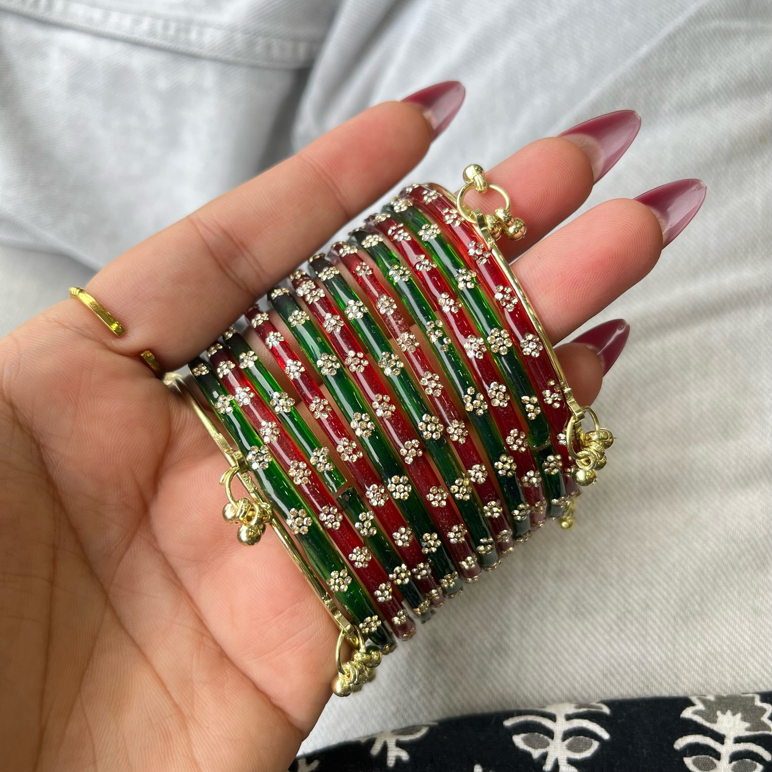 Sawariya Colourfull Kashmiri Bangles Set