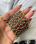 Sawariya Colourfull Kashmiri Bangles Set