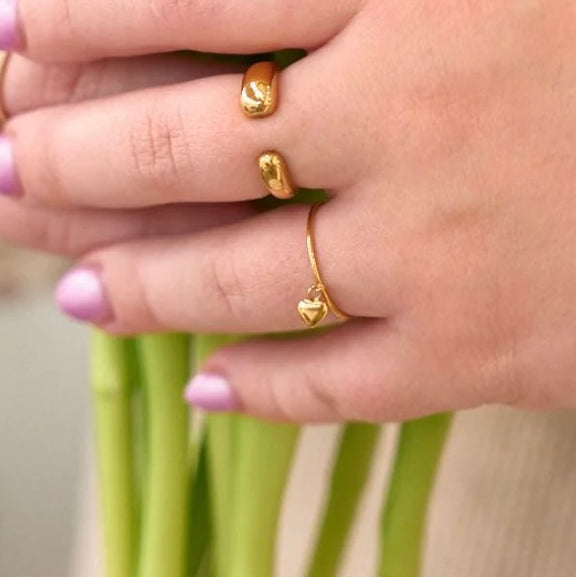 Lilibet Heart Hanging Cute Ring