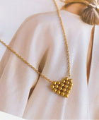Merabel Heart Ball Necklace
