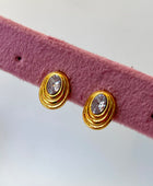 Koena Diamond Gold Studs
