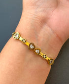 Tehrina Heart Diamond Cuff