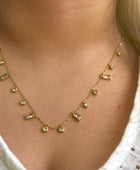 Musini White Stone Necklace