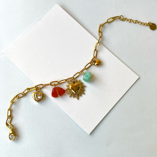 Belisha Heaft Charm Bracelet