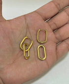 Double Square Detachable Earring