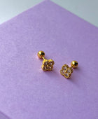 Deina Clover Ball Back Studs