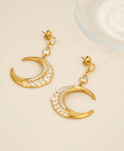 Wishing Moon Diamond Earrings