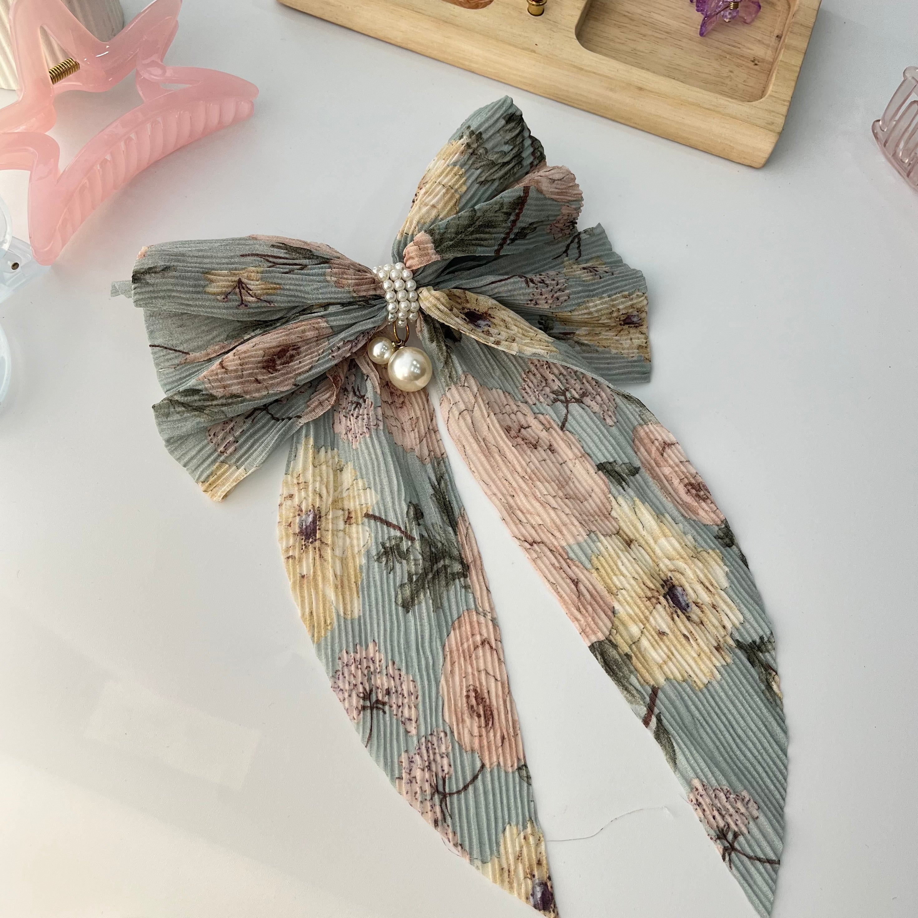 Julia Princess Big Bow Clips