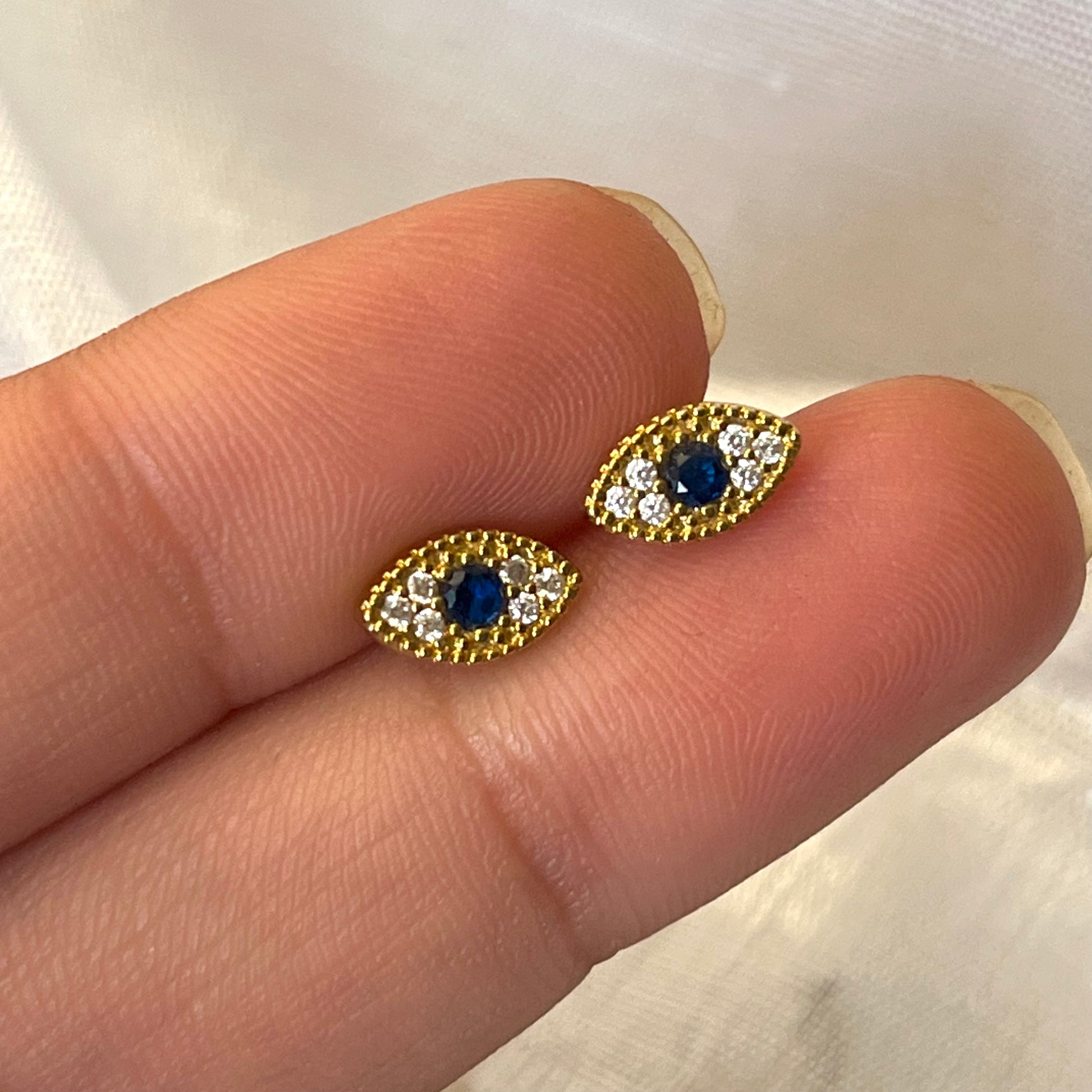 Tupi Evil Eye Mini Studs