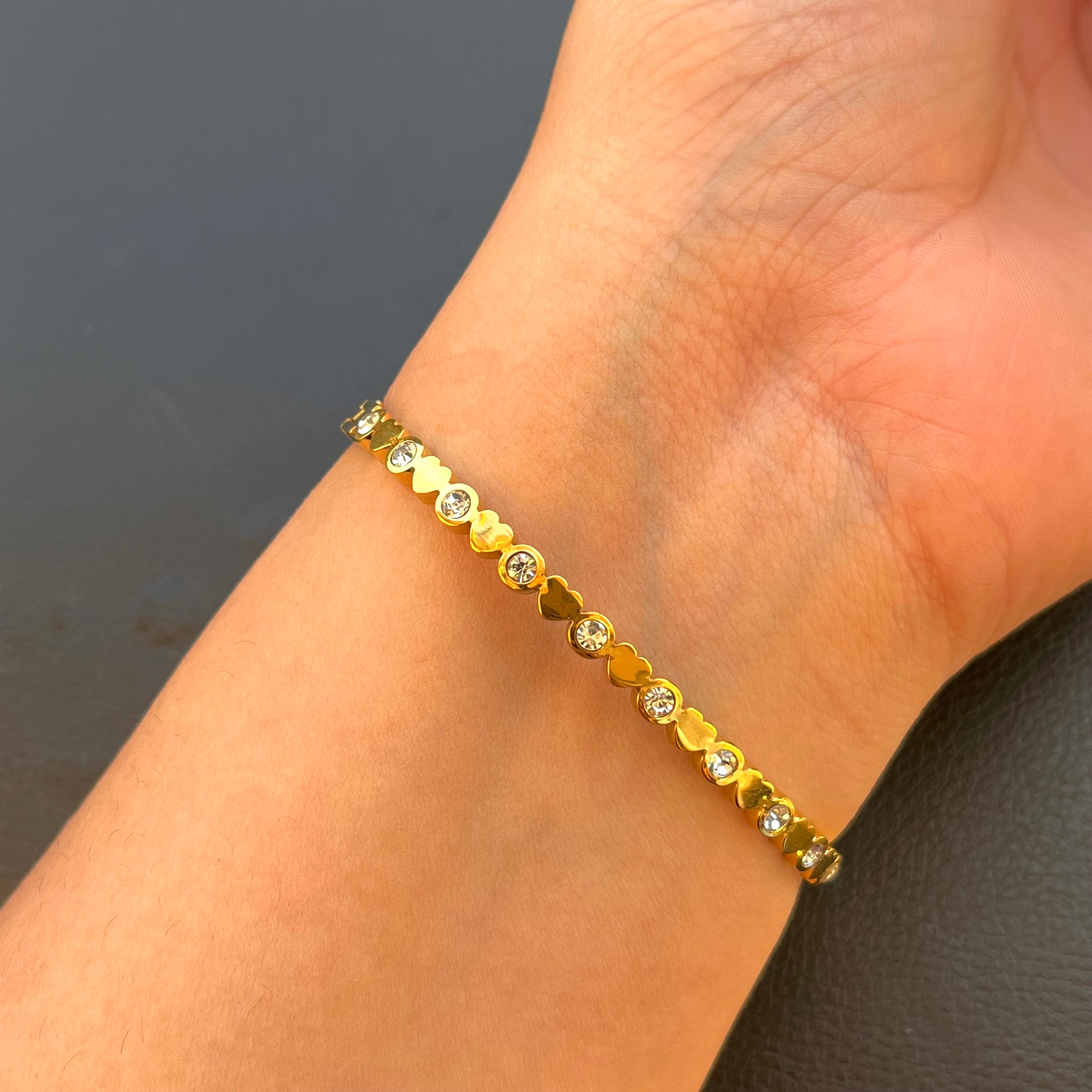 Olivia Little Hearts Cuff