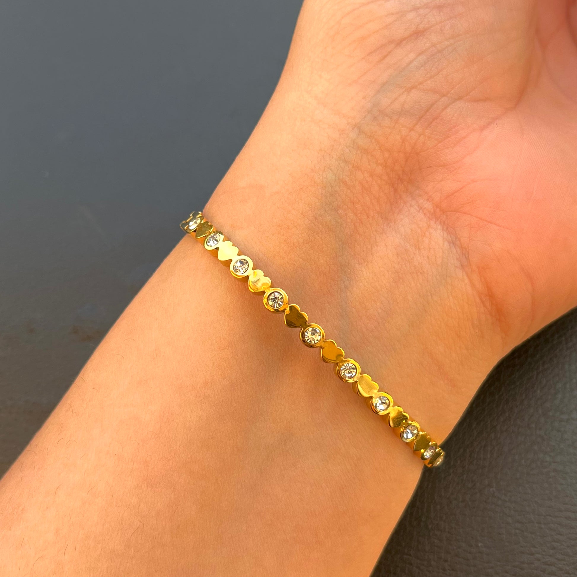 Olivia Little Hearts Cuff