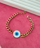 Emilia Eye Rosegold Bracelet
