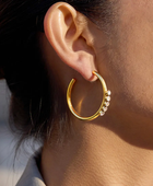Aeic Five Diamond Classy Hoop