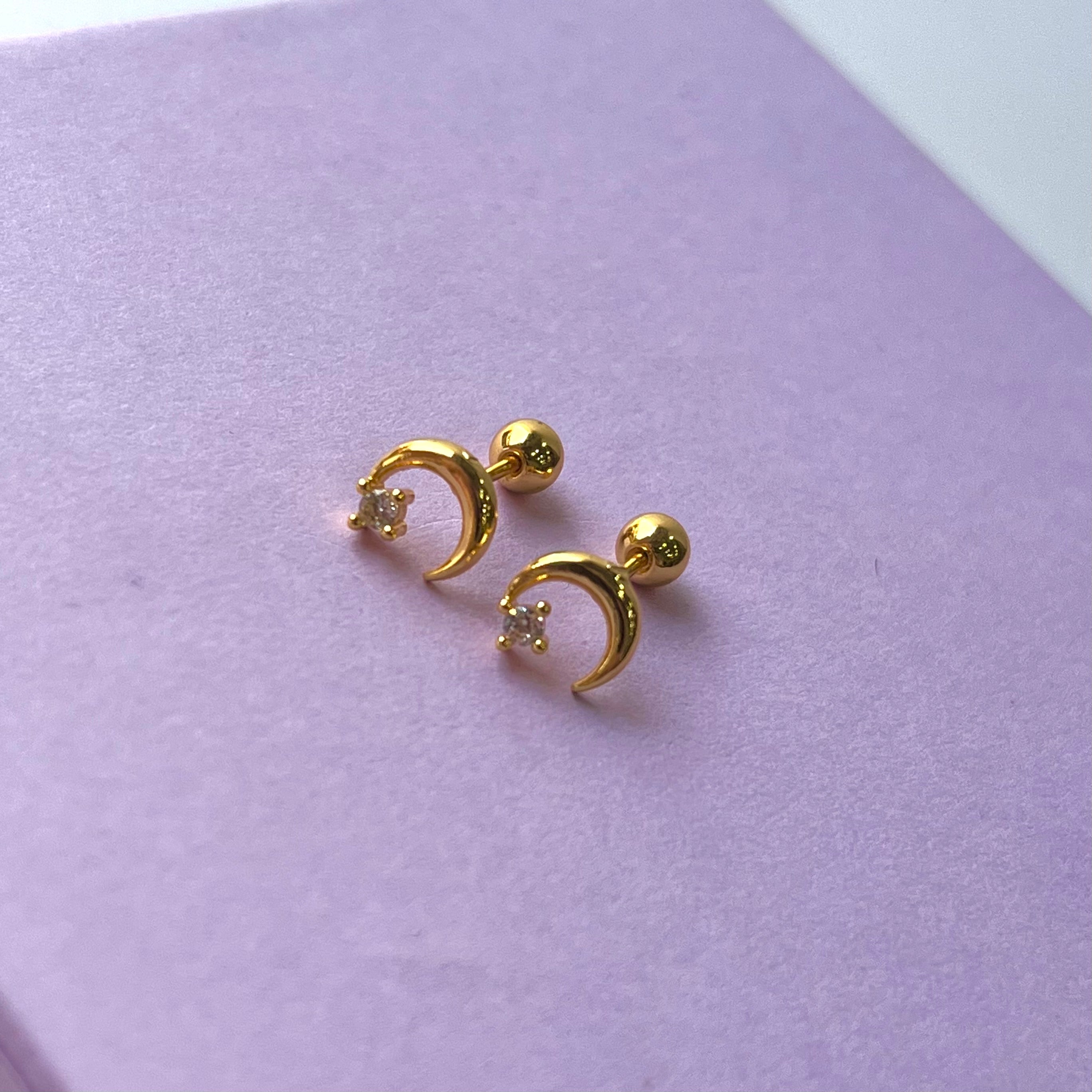 Luna moon Ball Back Studs