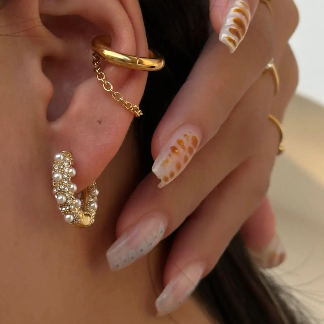 Quincy Pearl Diamond Dreamy Hoops
