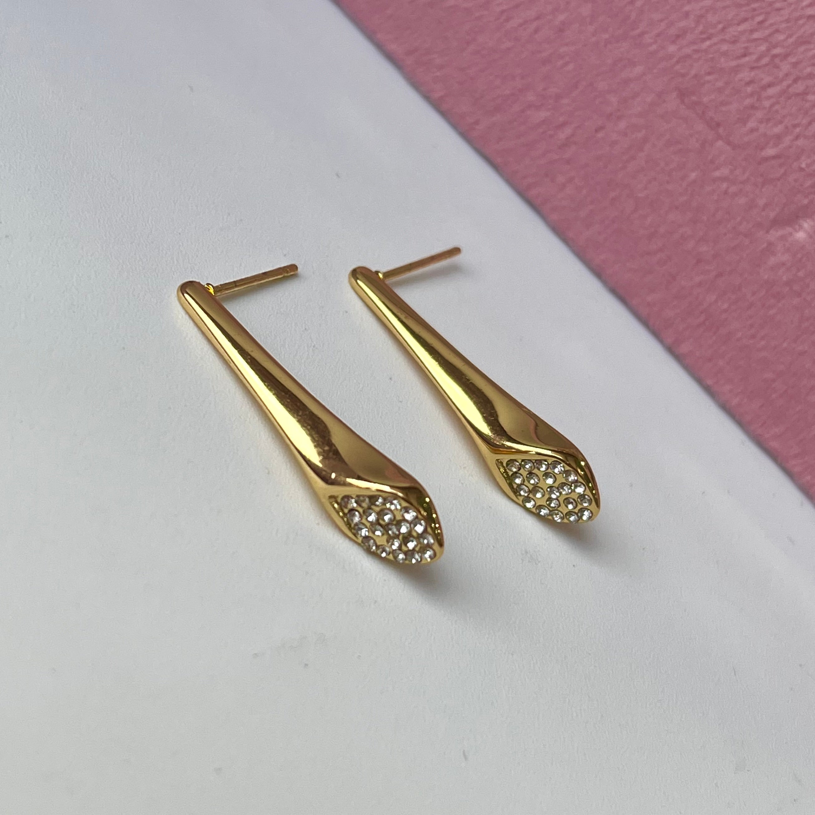 Erica Statement Diamond Earrings