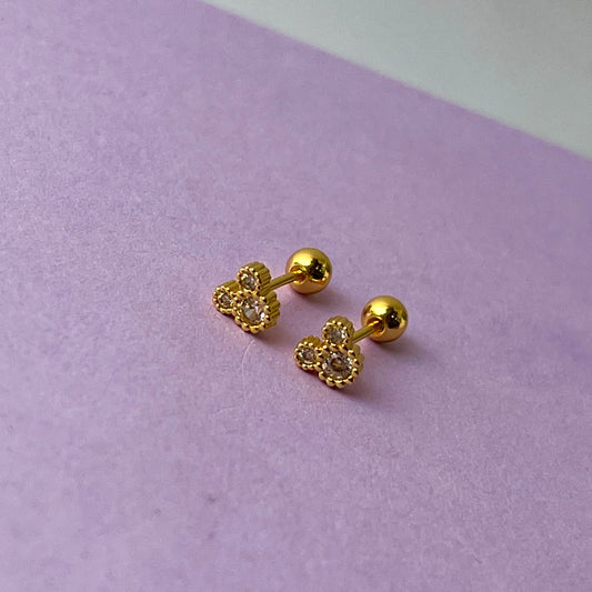 Mickey Mouse Ball Back Studs