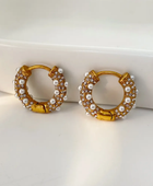 Quincy Pearl Diamond Dreamy Hoops
