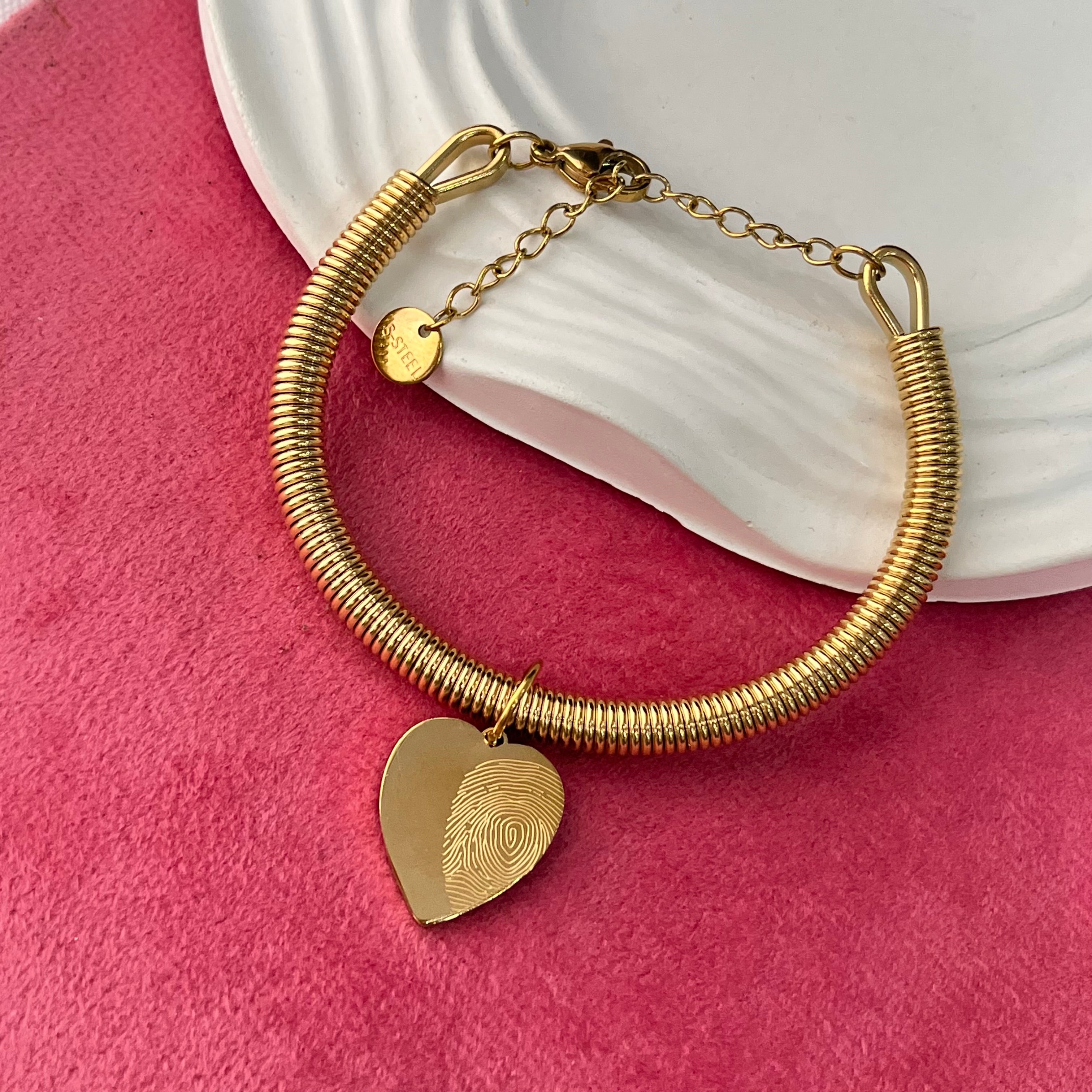 Fingerprint Chunky Bracelet