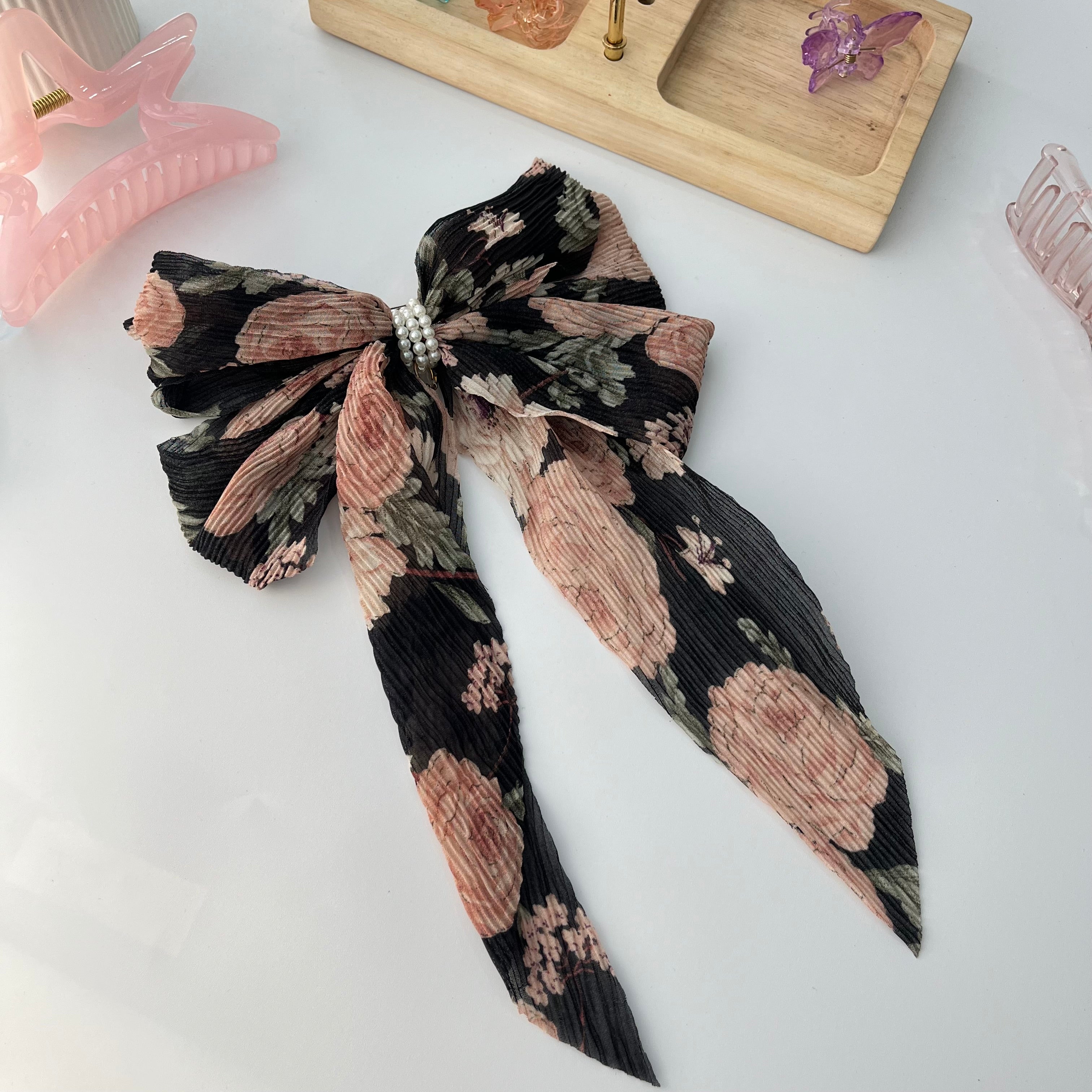 Julia Princess Big Bow Clips