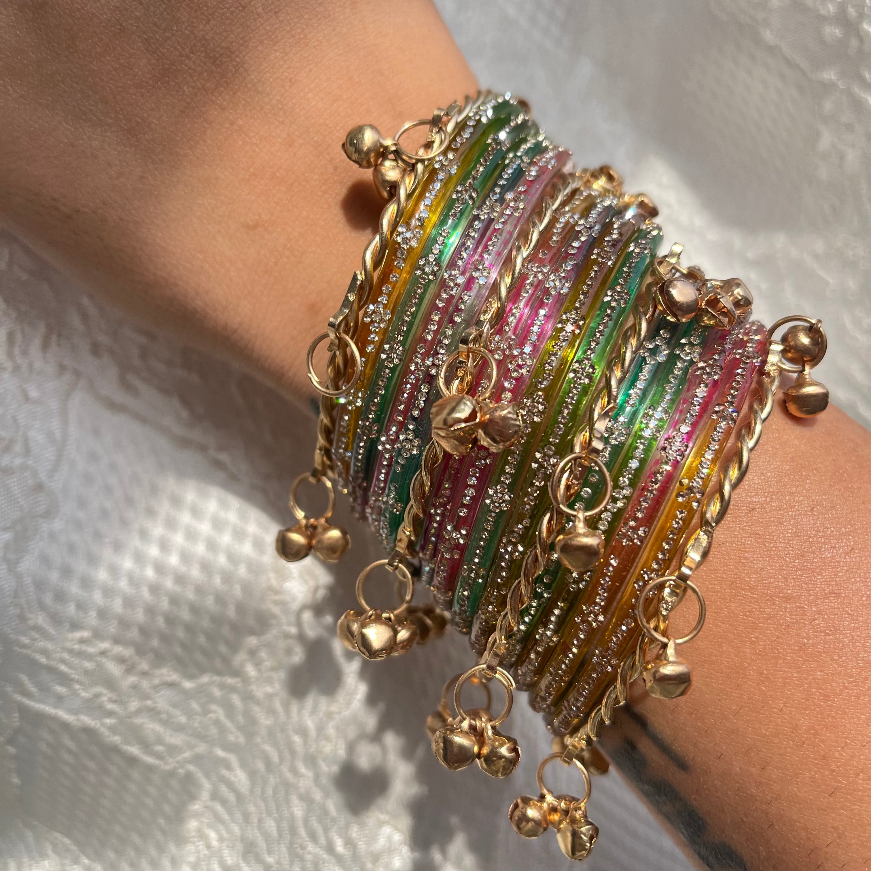 Shama Kashmiri Ghungroo Bangles set