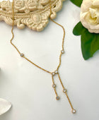 Visha Diamond Y Shape Necklace